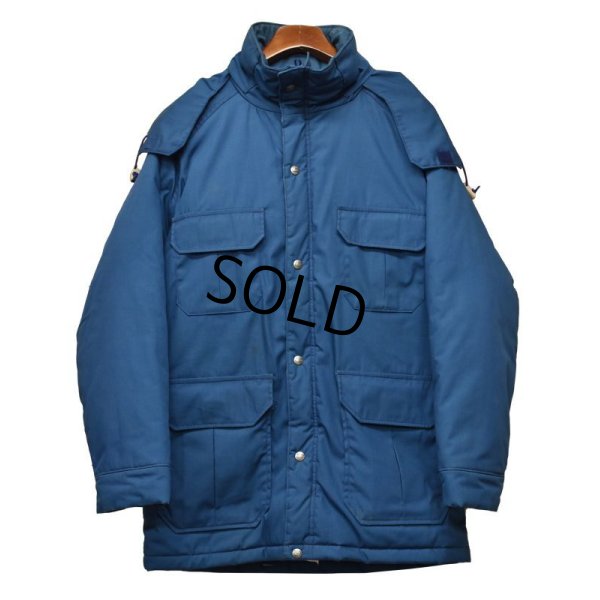 画像3: 80's~ 【USA製】【ビンテージ】【ウールリッチ】woolrich【青】【中綿入りジャケット】【フード取り外し可能】ジャケット 【サイズM】 