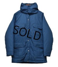 80's~ 【USA製】【ビンテージ】【ウールリッチ】woolrich【青】【中綿入りジャケット】【フード取り外し可能】ジャケット 【サイズM】 