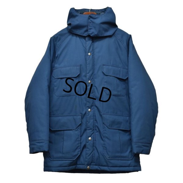 画像1: 80's~ 【USA製】【ビンテージ】【ウールリッチ】woolrich【青】【中綿入りジャケット】【フード取り外し可能】ジャケット 【サイズM】 