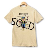 USA製【ビンテージ】Anvil【THE SKIER】【ベージュ】【Ｔシャツ】【サイズＳ】 