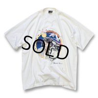 90's【USA製】【フルーツオブザルーム】ネイティブアメリカン【インディアン】【インディアンドッグ】犬【Ｔシャツ】【サイズＸＬ】 