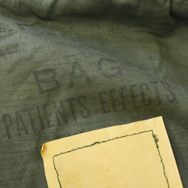 画像2: 【デッドストック】60's【ビンテージ】【米軍】【U.S.ARMY】【Patients effects BAG】【ペーシェントエフェクトバッグ】巾着 【ポーチ】 