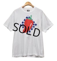 90's 【USA製】【ビンテージ】白【トウガラシ】Maybest 89' It's hot!【Tシャツ】 【サイズXL】 