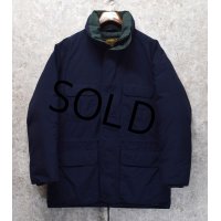 90's【ビンテージ】【Eddie Bauer】【エディーバウアー】【リッジライン】【ゴアテックス】【紺ｘ緑裏地】【ダウンジャケット】【サイズS】 