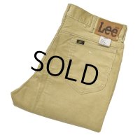 【USA製】【デッドストック】【Lee】【リー】【ブーツカット】【ライトブラウン】【コーデュロイパンツ】【36ｘ30】 