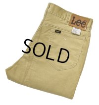 【USA製】【デッドストック】【Lee】【リー】【ブーツカット】【ライトブラウン】【コーデュロイパンツ】【36ｘ30】 