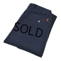 【未使用】【Ralph Lauren】ラルフローレン【紺】【ETHAN PANT】【イーサンパンツ】【2タック】【テーパードパンツ】【35ｘ32】 