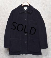 90's【Ｊクルー】【J-crew】【黒】ブラック【コーデュロイジャケット】【レディースＳ】 