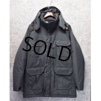 80's【USA製】【ビンテージ】【ウールリッチ】【Woolrich】【チャコール】【中綿入り】【マウンテンパーカー】【中綿ダウンジャケット】【サイズＸＬ】 