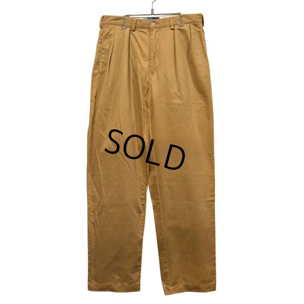 画像2: 【POLO RALPH LAUREN】ラルフローレン【ブラウン】ANDREW PANTS【CLASSIC CHINO】【２タック】【コットンパンツ】【34×32】 