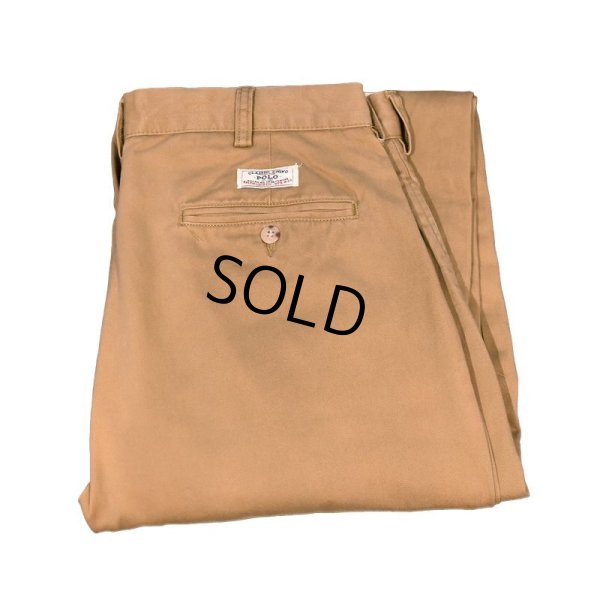 画像1: 【POLO RALPH LAUREN】ラルフローレン【ブラウン】ANDREW PANTS【CLASSIC CHINO】【２タック】【コットンパンツ】【34×32】 