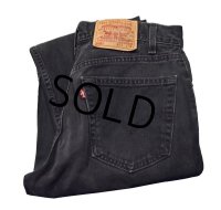 USA製【ビンテージ】【LEVI'S】【リーバイス５０５】505【黒】【デニムパンツ】ブラックデニム【33ｘ34】 