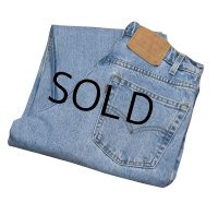 90's【ビンテージ】USA製【LEVI'S】【リーバイス５５０】550【テーパード】【リラックスフィット】【デニムパンツ】【33x34】 