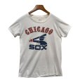 画像1: 70's【ビンテージ】【USA製】白【CHICAGO SOX】ホワイトソックス【Tシャツ】【サイズＬ】<br> (1)