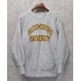 画像1: 90’s【ビンテージ】【チャンピオン】【リバースウィーブ】【グレー】【BLOOMSBURG UNIVERSITY】【カレッジスウェット】二段プリント【刺繡タグ】【サイズL】<br> (1)