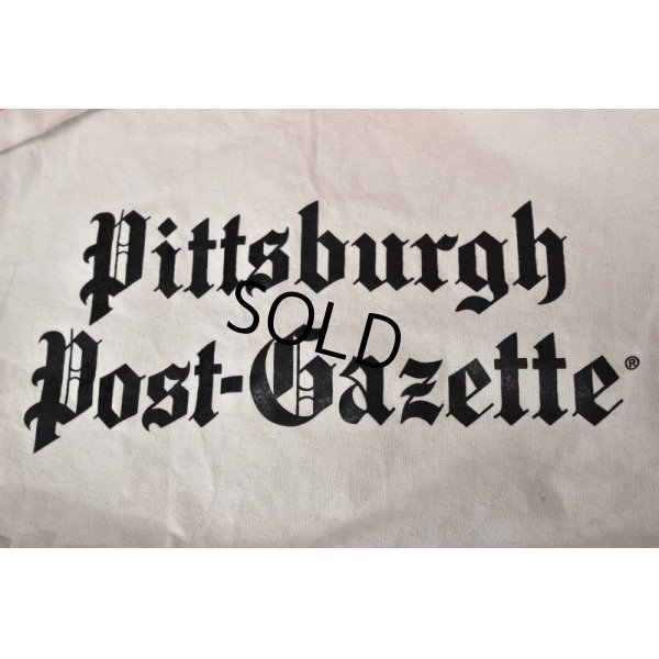 画像2: 【ビンテージ】【デッドストック】【ニュースペーパーバッグ】【Pittsburgh Post-Gazette】【ショルダーバッグ】 