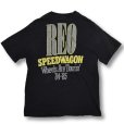 画像3: 80's【ビンテージ】黒【REO Speedwagon】wheels are turnin'【Tシャツ】 【サイズＬ】<br> (3)