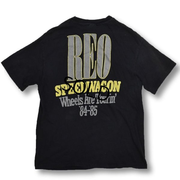 画像3: 80's【ビンテージ】黒【REO Speedwagon】wheels are turnin'【Tシャツ】 【サイズＬ】 