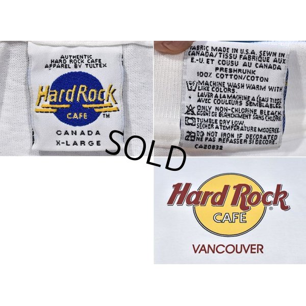 画像2: デッドストック【未使用】【ビンテージ】【Hard Rock Cafe】【ハードロックカフェ】【VANCOUVER】【バンクーバー】Tシャツ 【サイズＸＬ】 