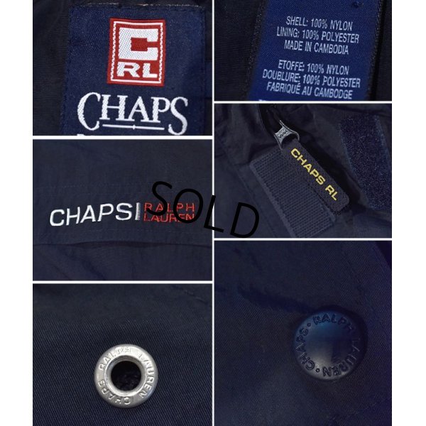 画像2: 【CHAPS】チャップス【ラルフローレン】RALPH LAUREN【紺】【ナイロンプルオーバージャケット】【アノラックパーカー】【サイズL】  