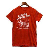 80's〜【ビンテージ】【Burger King】【Coke Cola】【Go For The Real Thing...Coke in New England】【ヨット】【Tシャツ】【サイズS程度】 