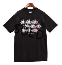 90's【デッドストック】【USA製】【ビンテージ】ヘインズ【hanes】【黒】【熱帯魚】【Ｔシャツ】【サイズL】 