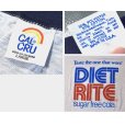 画像2: 【USA製】デッドストック【ビンテージ】【calcru】【白ｘ紺】【DIET RITE SUGER FREE COLA】【リンガーＴシャツ】【サイズL】<br> (2)