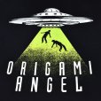 画像4: ビンテージ【ORIGAMI ANGEL】UFO【黒】Tシャツ【サイズM】<br> (4)