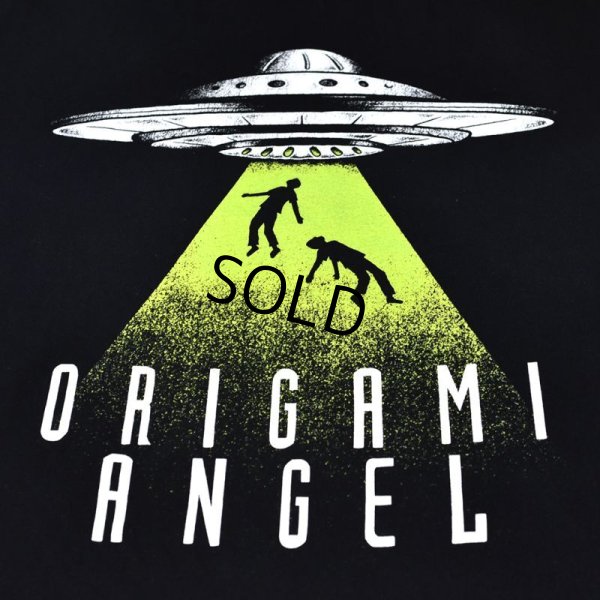 画像4: ビンテージ【ORIGAMI ANGEL】UFO【黒】Tシャツ【サイズM】 