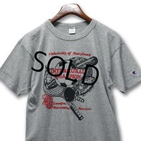 【80's】【USA製】【ビンテージ】【チャンピオン】【Champion】【霜降りグレー】【INTRAMURAL CHAMPION】【トリコタグ】【Tシャツ】【サイズＭ】 