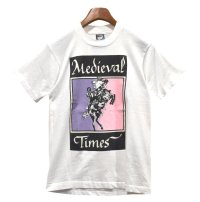 90's【USA製】【ビンテージ】【白】【Medieval time】【Tシャツ】【サイズM】 