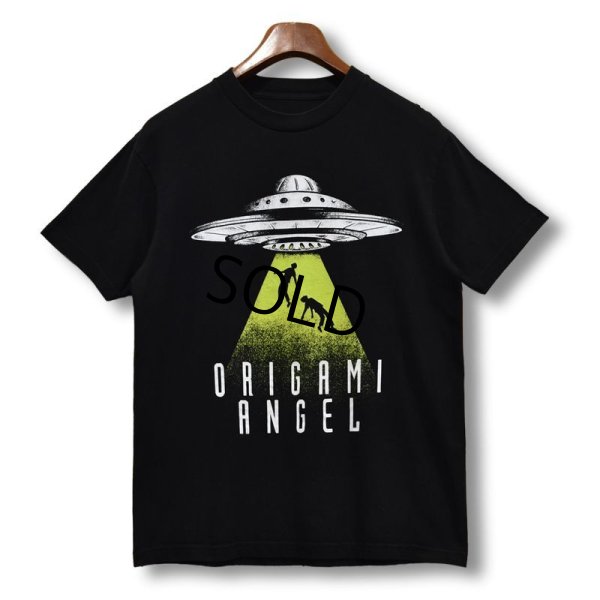 画像1: ビンテージ【ORIGAMI ANGEL】UFO【黒】Tシャツ【サイズM】 