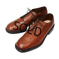 【USA製】ビンテージ【アレンエドモンズ】【Allen Edmonds】LEEDS【ブラウン】【プレーントゥ】【外羽】【8 1/2E】【26.5cm程度】 