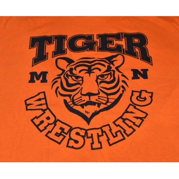 画像3: 【USA製】【デッドストック】ビンテージ【JERZEES】【トラ】オレンジ【tiger man wrestling】【Ｔシャツ】【サイズS】  