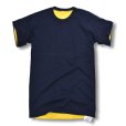 画像1: デッドストック【90's】【ビンテージ】【U.S.NAVY】【紺ｘ黄】リバーシブル【Ｔシャツ】【サイズＳ】<br> (1)