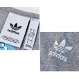 画像2: 【ビンテージ】【アディダス】adidas【グレー×白】【リンガーロゴＴシャツ】【サイズL】<br> (2)