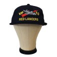 画像1: 【デッドストック】【USA製】ビンテージ【黒】【VP10 RED LANCERS】【BBキャップ】<br> (1)