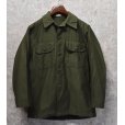 画像1: デッドストック【60's】【米軍実物】【ビンテージ】【OG107】平ボタン【ユーティリティシャツ】【14 1/2】<br> (1)