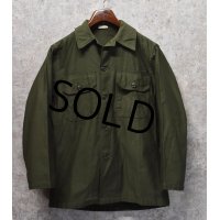 デッドストック【60's】【米軍実物】【ビンテージ】【OG107】平ボタン【ユーティリティシャツ】【14 1/2】 