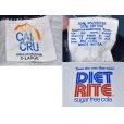 画像2: 80’ｓ【USA製】デッドストック【ビンテージ】【calcru】【白ｘ紺】【DIET RITE SUGER FREE COLA】コーラ【リンガーＴシャツ】【サイズXL】<br> (2)