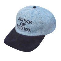 【HOUSE OF BLUES】ハウス・オブ・ブルース【デニムｘ黒スエード】【コットンBBキャップ】  