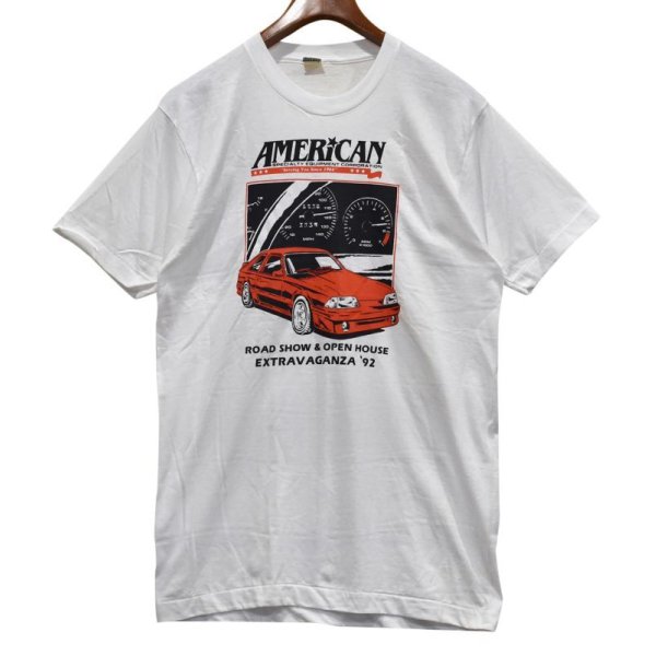 画像1: 【デッドストック】90’s【USA製】ビンテージ【SCREEN STARS】スクリーンスターズ road show & open house extravaganza’92【白】車【Tシャツ】サイズＭ 