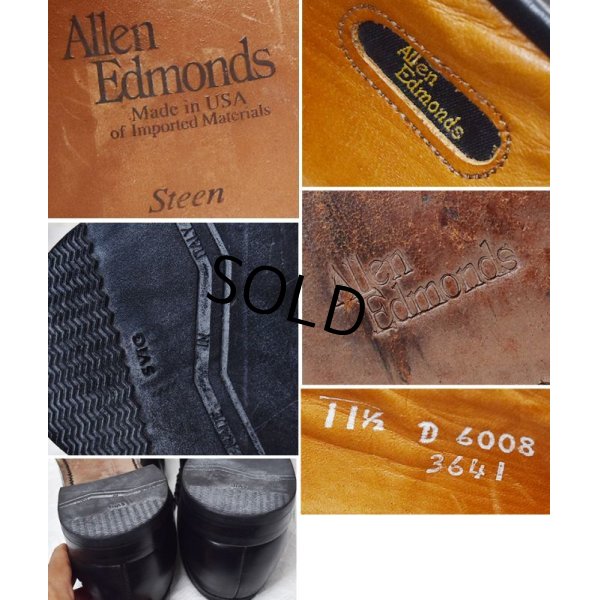 画像2: 【USA製】【アレンエドモンズ】【Allen Edmonds】【Steen】黒 ブラック【モカシン】スリッポンシューズ【11 1/2E】【29.5cm程度】 