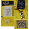 画像2: 【POLO RALPH LAUREN】ラルフローレン【イエロー】【２タック】【ショートパンツ】【短パン】【コットンショーツ】【W32】<br> (2)