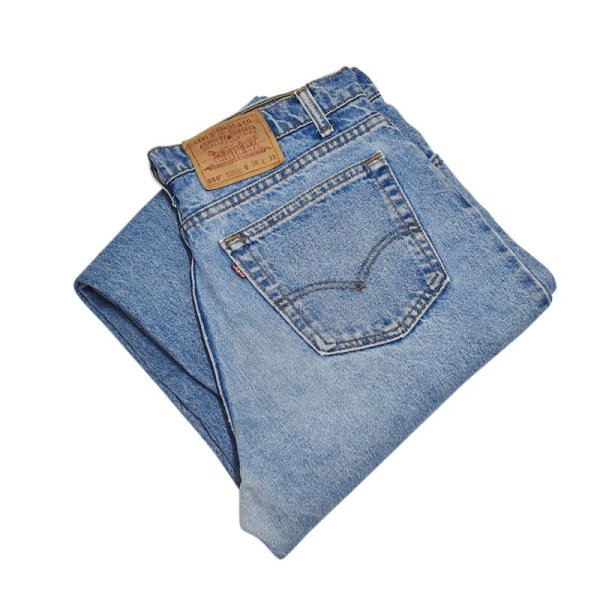 画像1: 90's【ビンテージ】USA製【LEVI'S】【リーバイス５５０】550【テーパード】【リラックスフィット】【デニムパンツ】【36x33】 