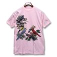 画像2: 80's【デッドストック】【USA製】【ビンテージ】ヘインズ【hanes】【ピンク】【鳥】イラスト【Ｔシャツ】【サイズM】<br> (2)