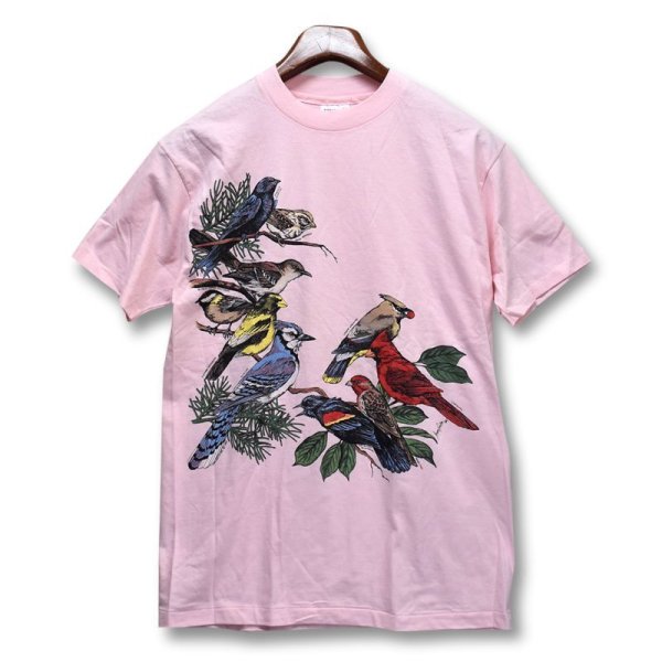 画像2: 80's【デッドストック】【USA製】【ビンテージ】ヘインズ【hanes】【ピンク】【鳥】イラスト【Ｔシャツ】【サイズM】 