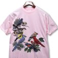 画像1: 80's【デッドストック】【USA製】【ビンテージ】ヘインズ【hanes】【ピンク】【鳥】イラスト【Ｔシャツ】【サイズM】<br> (1)