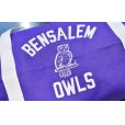 画像3: 80's【デッドストック】USA製【ビンテージ】【BENSALEM OWLS】【紫×白】スクールバッグ【フクロウ】【ボストンバッグ】【ハンドバッグ】  