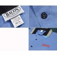 画像2: ほぼ未使用【パイロット】BACON&Co.【シャンブレー】黒ｘベージュ襟【オープンカラーシャツ】ワークシャツ【開襟シャツ】【半袖シャツ】【サイズ２ＸＬ】<br> (2)